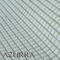 Azurra Craft Mini Lilac 1cm x 1cm vitreous glass mosaics. Paper bonded so ideal for artists and great value at only £3.18 ex VAT per 841 tile sheet.