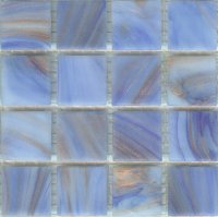 Azurra Mid Blue Marble effect with Gold 2cm x 2cm vitreous glass mosaics. Only £74.75 ex VAT per 1.07 sq m (or £8.93 ex VAT per 225 tile sheet)