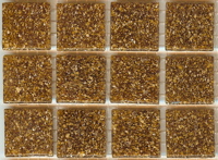 Azurra Original Dark Honey / Brown 2cm x 2cm vitreous glass mosaics. Only £20.85 ex VAT per 1.07 sq m (or £3.12 ex VAT per 225 tile sheet)