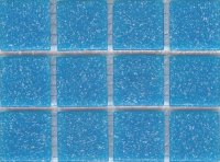 Azurra Original Darker Blue 2cm x 2cm vitreous glass mosaics. Only £19.85 ex VAT per 1.07 sq m (or £2.98 ex VAT per 225 tile sheet)